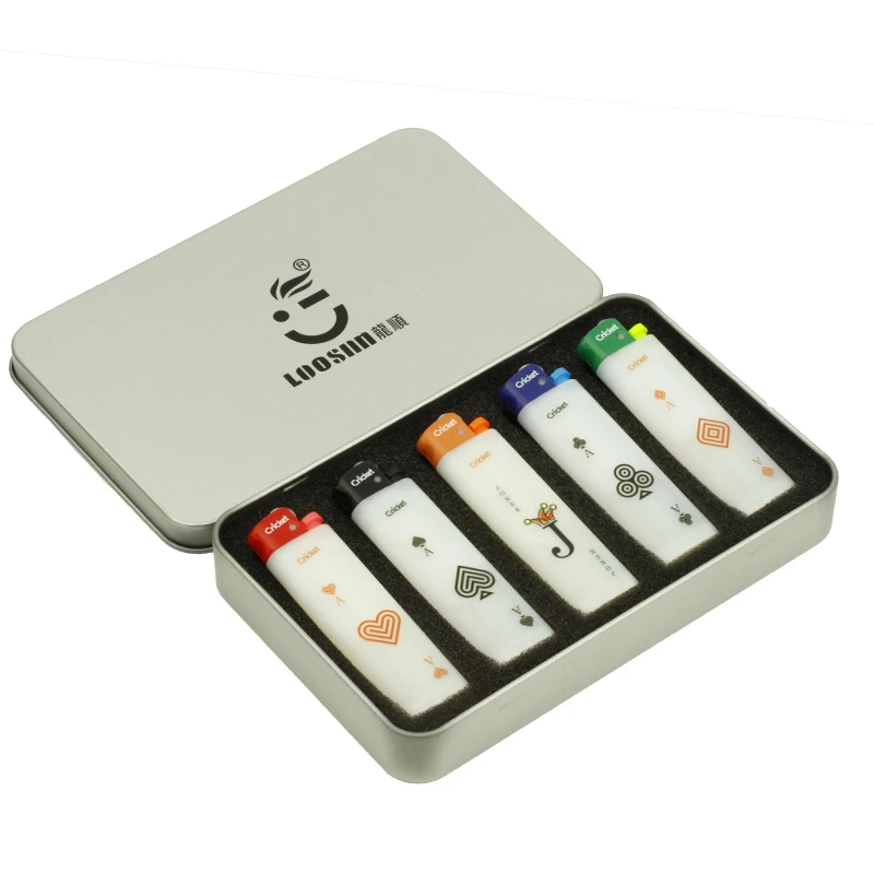 广告打火机定制草蜢cricket一次性滑轮砂轮老式火石火机高档个性