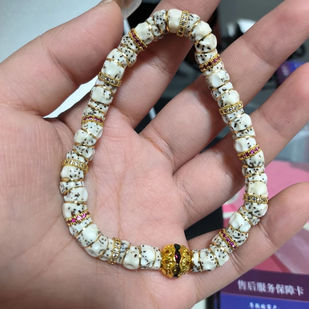 原生态星月菩提无相手串