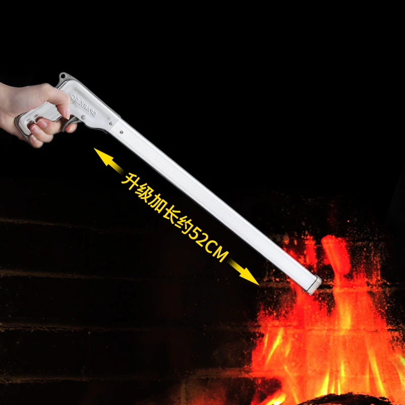 厨房加长点火器装打火机延长工具可重复耐用天然气煤气炉点火神器