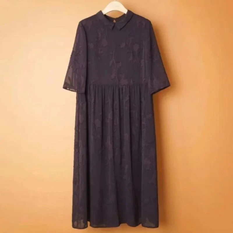 8-2222-3新款时尚显瘦气质连衣裙