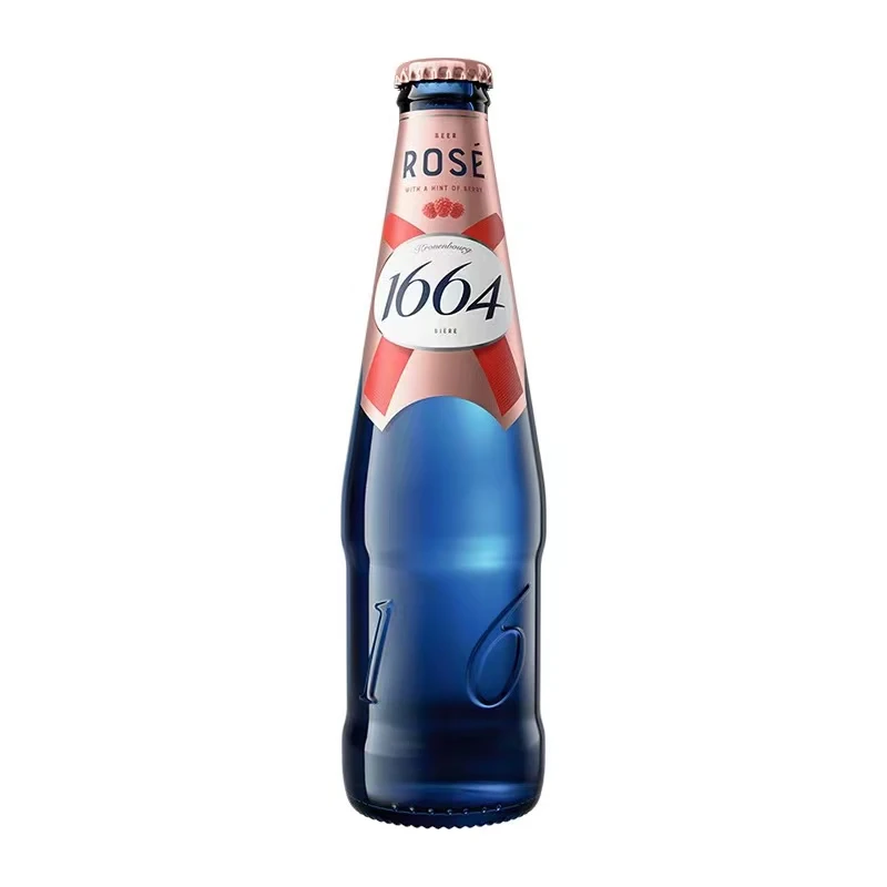 【小酒喔送货上门】1664桃红啤酒330ml*6瓶