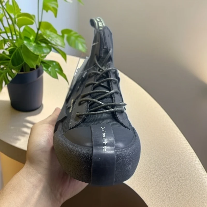 新款情侣百搭时尚潮流帆布鞋秋季休闲厚底透气学生板鞋4400