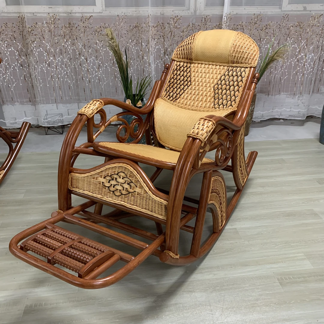 藤椅休闲椅躺椅阳台椅家用摇摇椅午睡椅桌椅