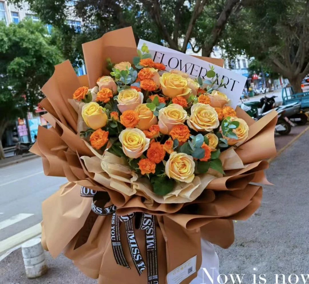 【鲜花组合套餐】家庭养护CD级鲜花，云南基地鲜花耗损10%不售后