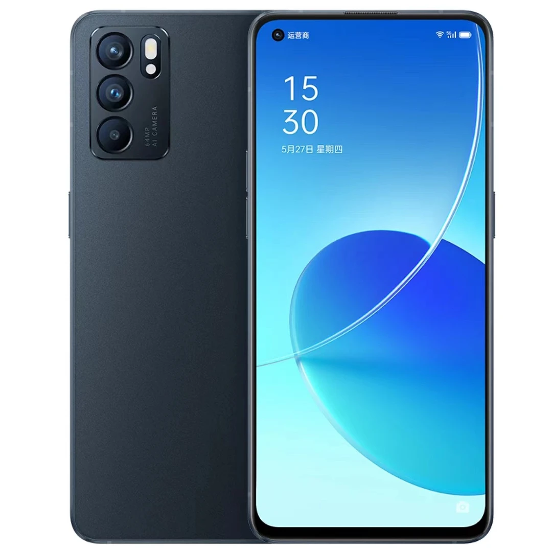 95新 OPPO Reno6 5G手机 电池4300mAh天玑900处理器 二手国行正品