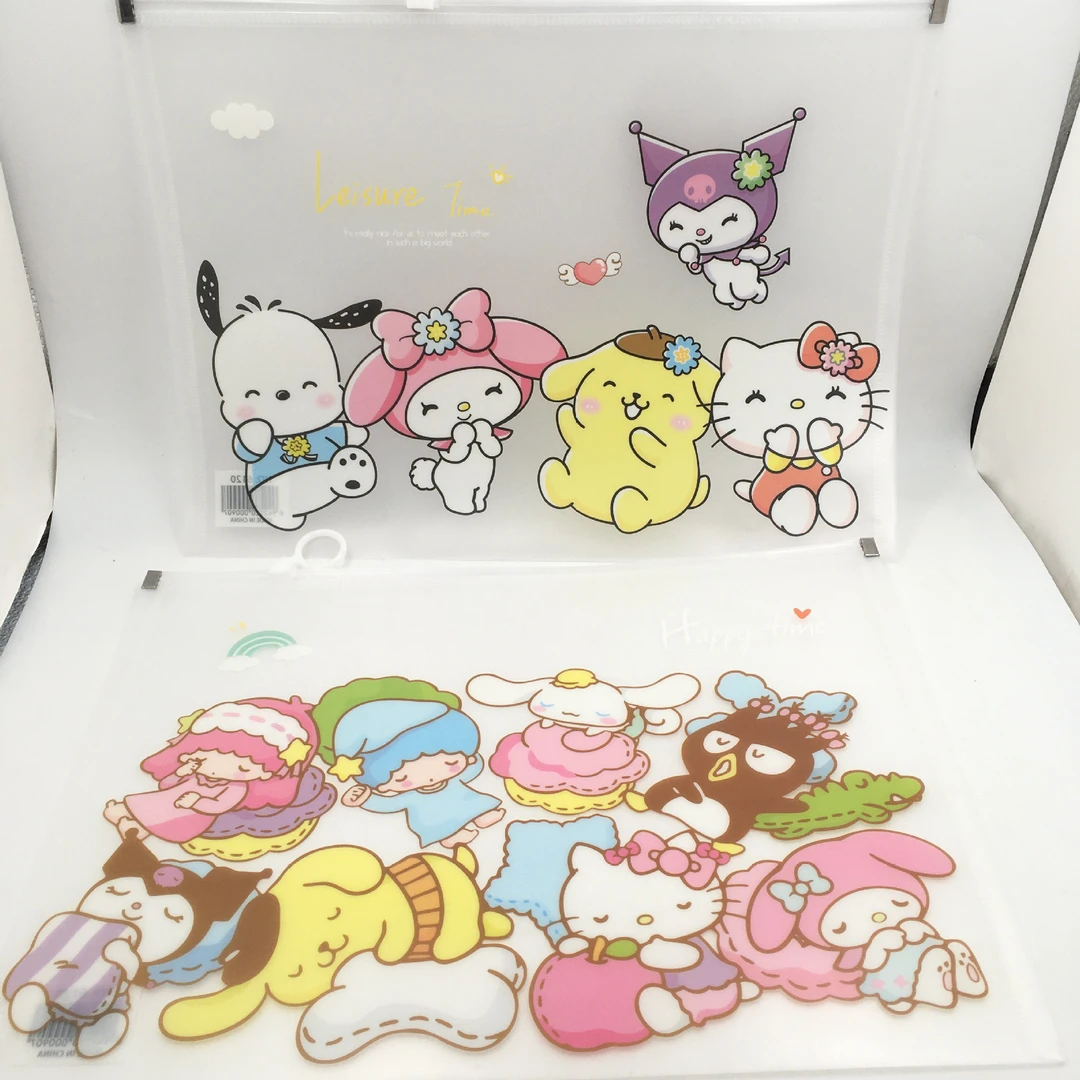 直播拆A4文件袋拉链袋防水防潮保底10个