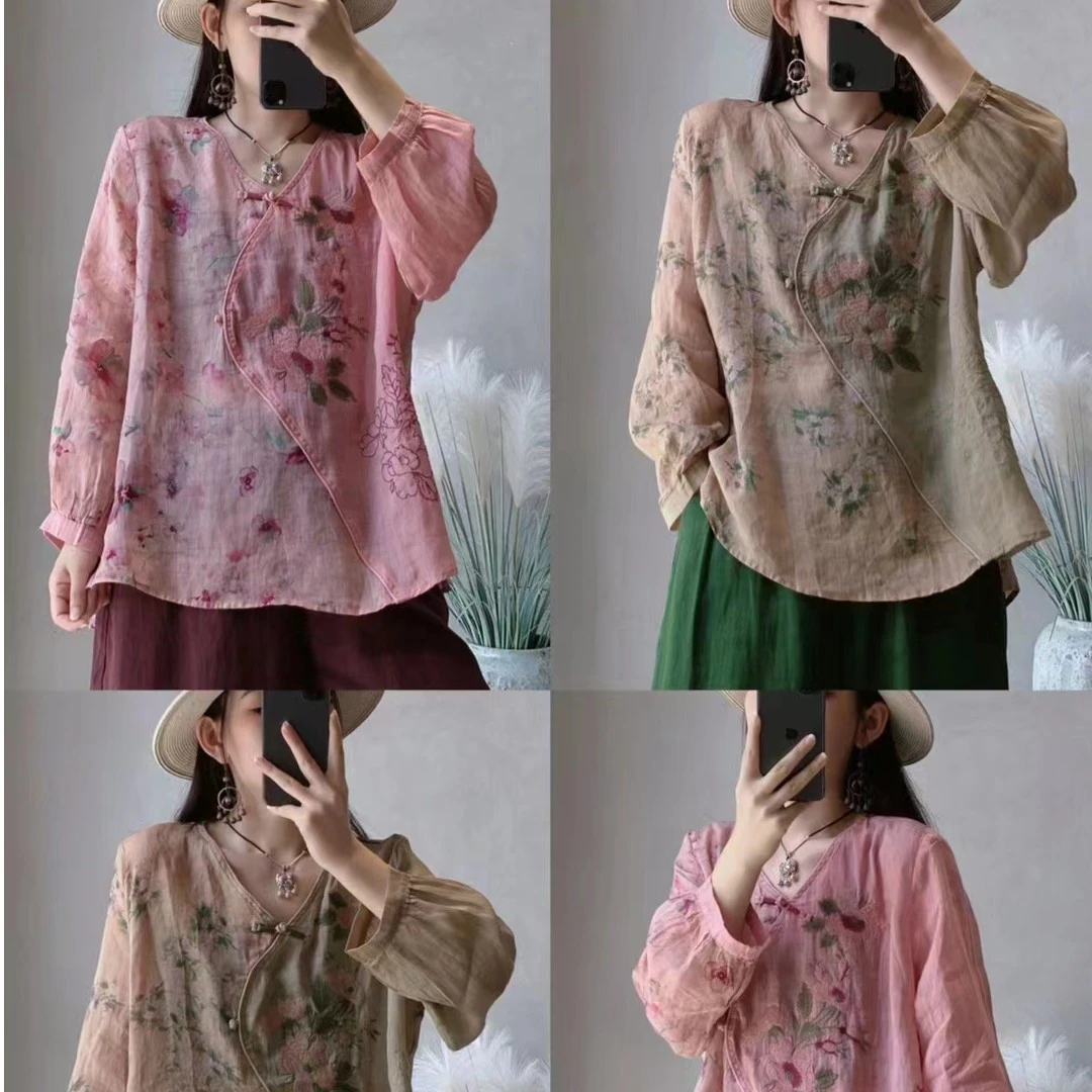 孔珍家棉麻衣裤051-100