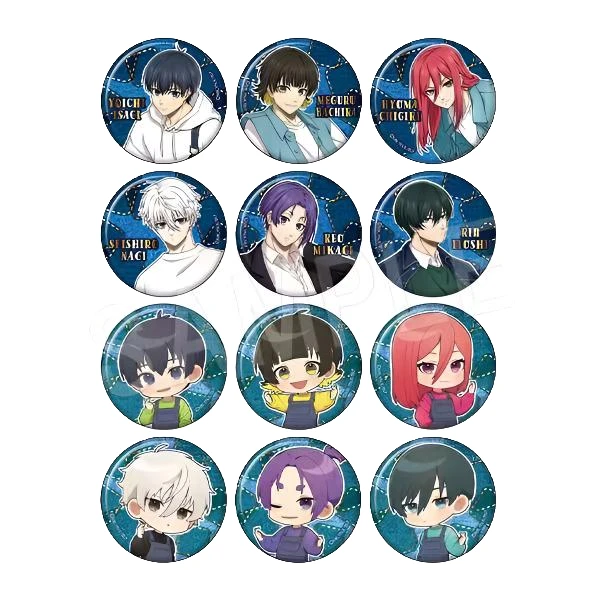 【蓝色监狱】蓝锁新中外矿业牛仔服吧唧 徽章 盲盒代拆