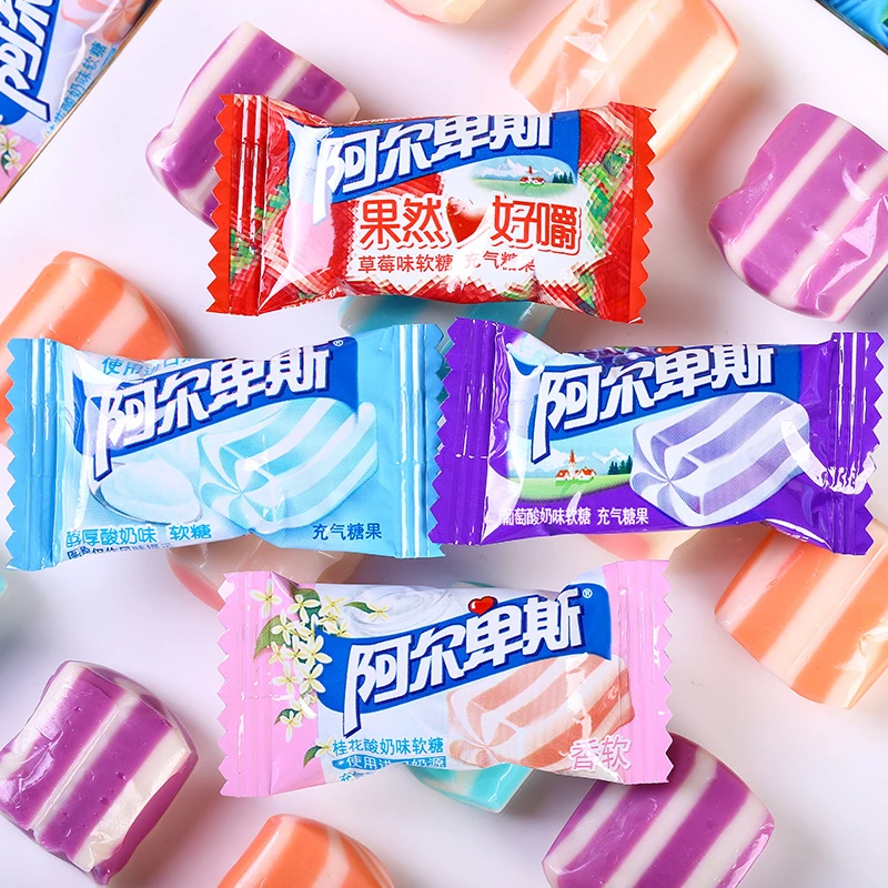 阿尔卑斯多口味软糖牛奶硬糖婚庆喜糖水果招待糖果年货爆款零食品