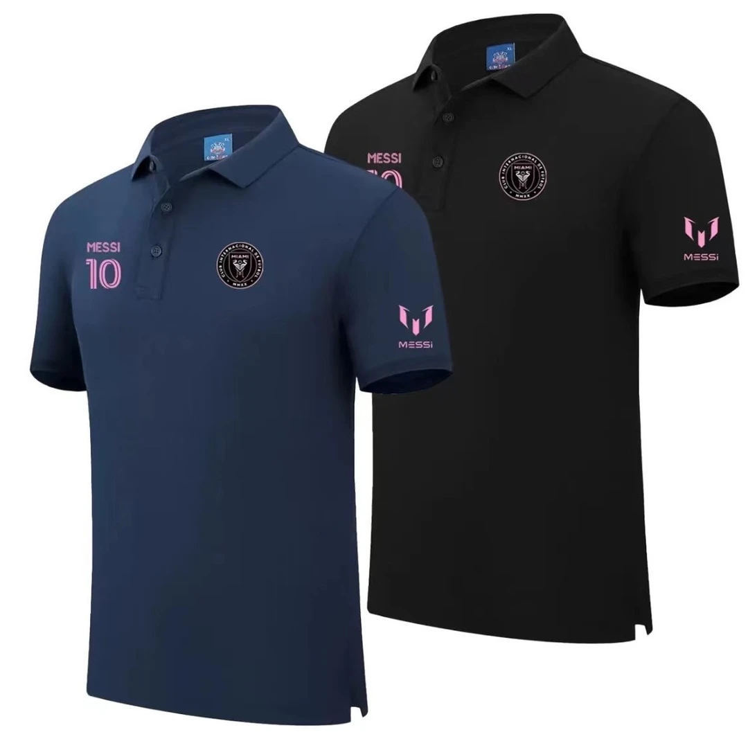 梅西迈阿密国际球迷款新款polo衫经典爆款