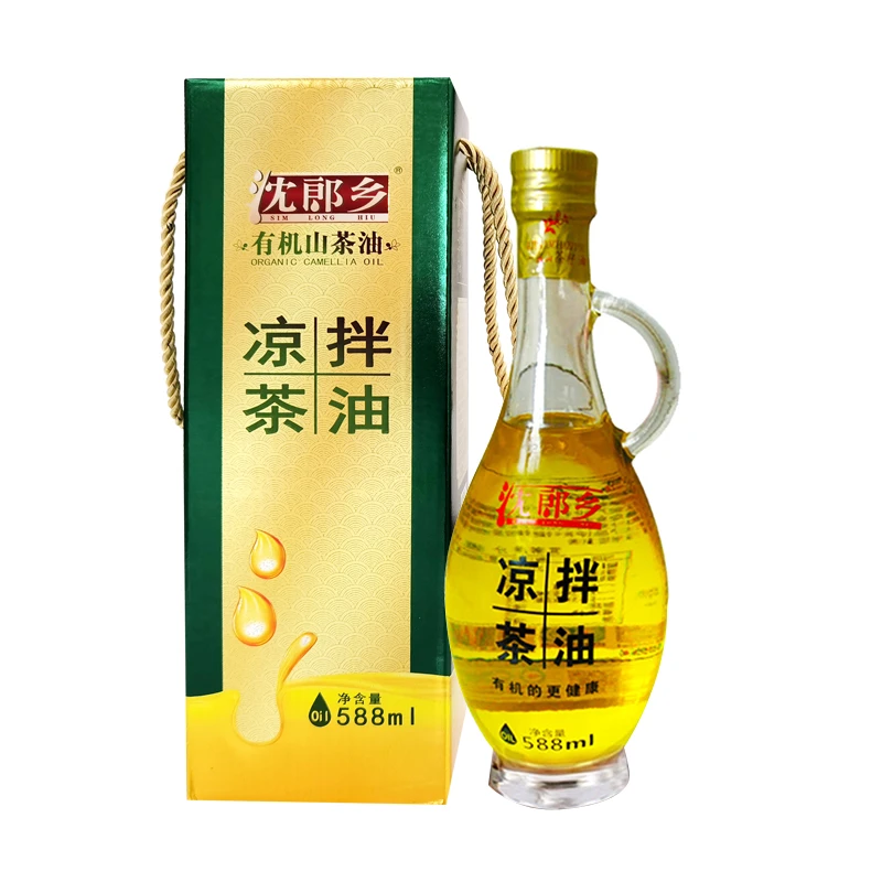 SIM LONG HIU/沈郎乡凉拌原香山茶油物理冷榨有机纯正茶籽油588ml