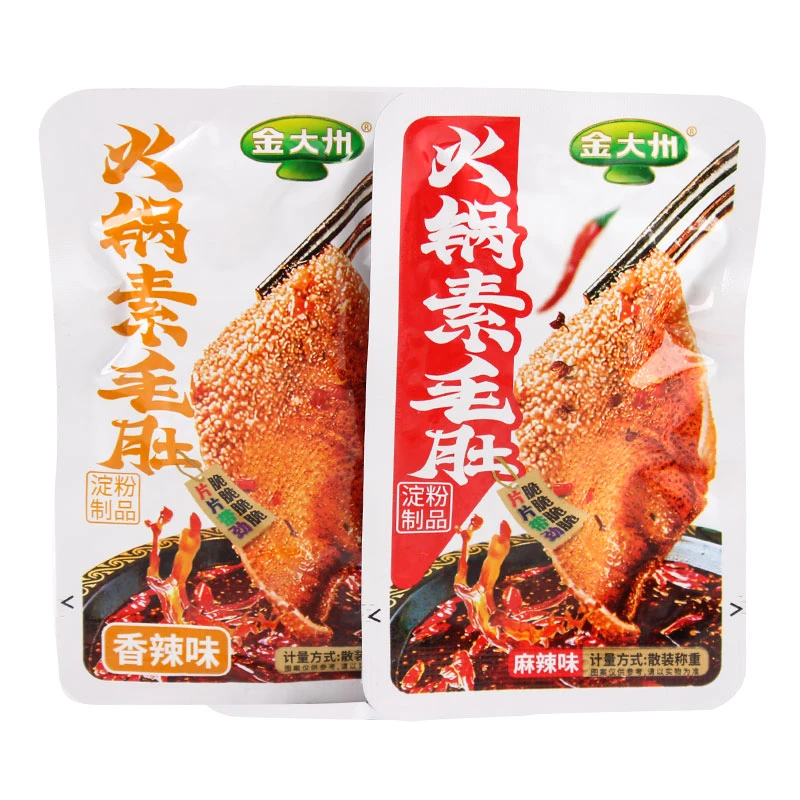 【西昌同城配送】5.9（6包）金大州火锅素毛肚香辣味麻辣味零食四川风味小吃独立小包装