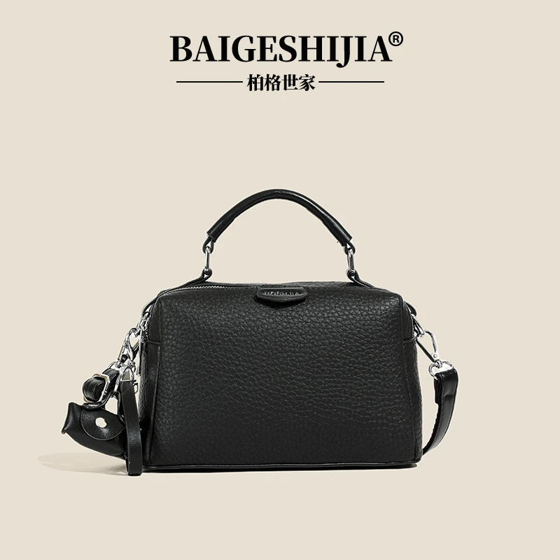 夏季新款时尚手提包女休闲单肩斜挎包时尚简约潮流包百搭女包轻奢