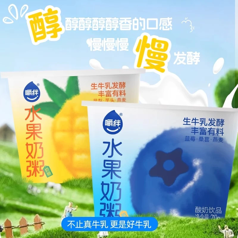 【新品上市】嚼绊早餐代餐碗奶粮嚼拌酸奶奶粥一杯早餐老人双口味