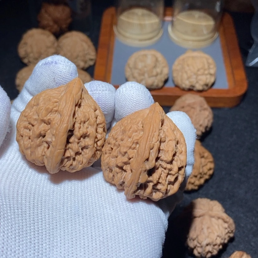 【闪购商品】文玩核桃吊坠琦***气全品39蓟县虎头王