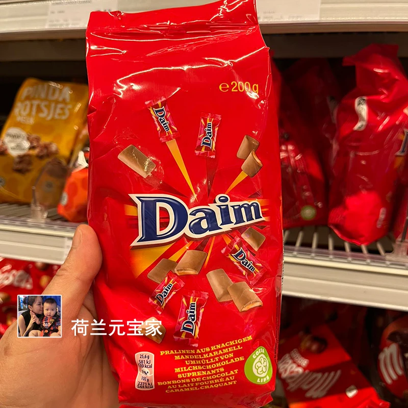 在途荷兰零食Daim巧克力糖糖果代姆脆心焦糖扁桃仁结婚喜糖送闺蜜