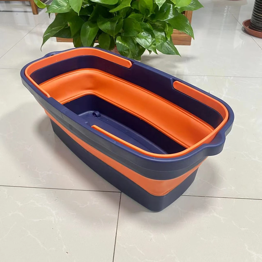 加厚折叠涮洗桶墩布桶水桶家用多功能大号便携式可折叠大容量水桶