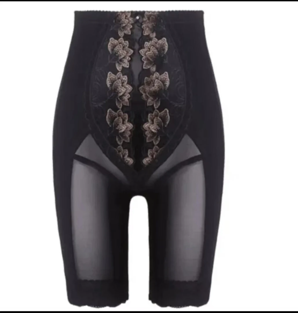 璐比玛斯莱卡银纤维+能量石[束裤】银离子高腰收腰显瘦透气无痕