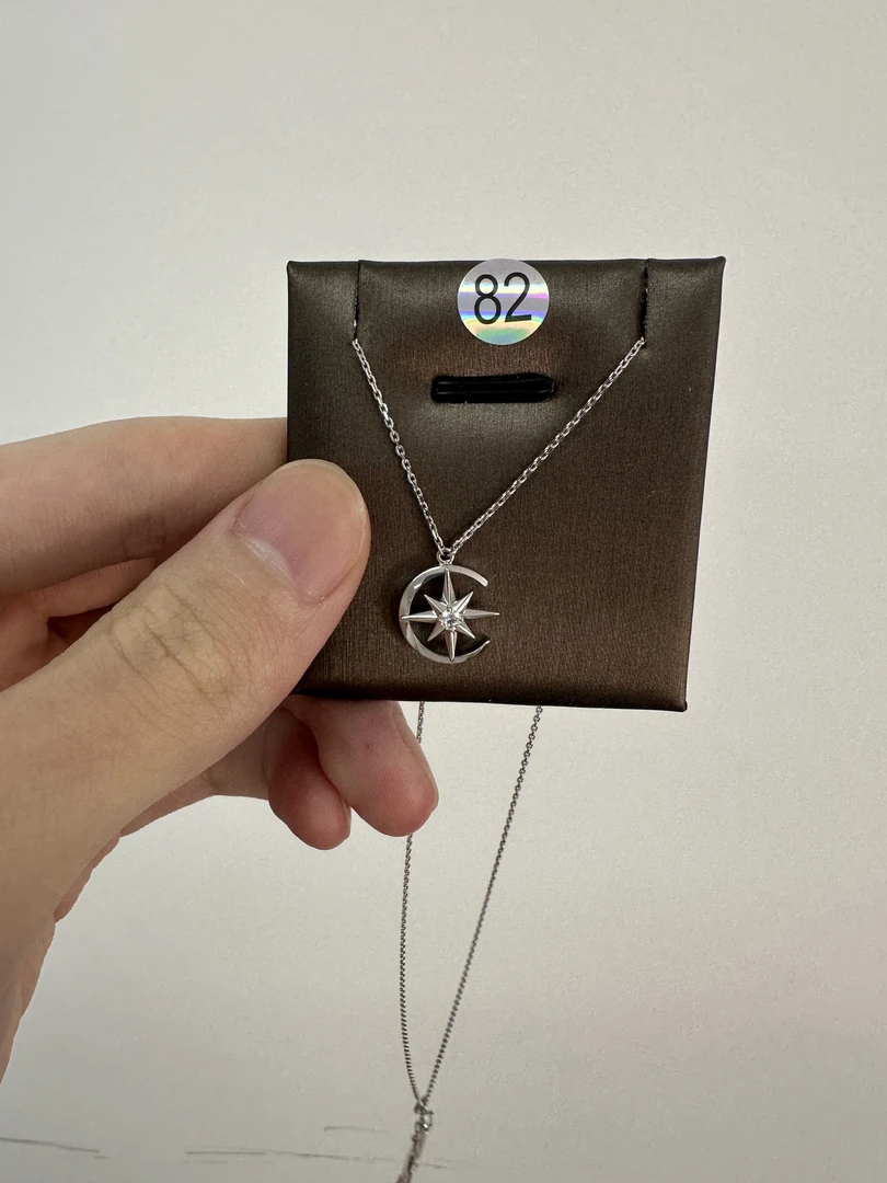 八芒星项链时尚18K金珠宝精致71700857