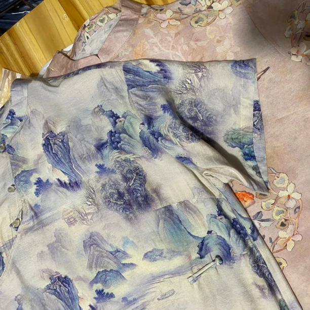 （浅笑）新中式女装国风复古改良旗袍连衣裙夏季新款年轻款气质