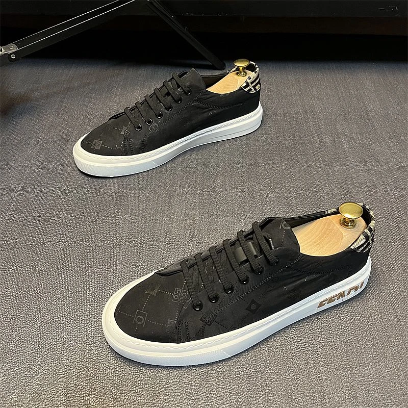 HARLEY SASI/哈雷萨斯低帮透气厚底夏季男款透气帆布鞋潮流鞋子男