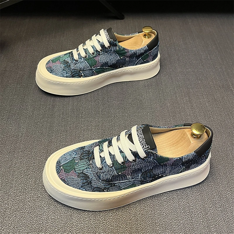 HARLEY SASI/哈雷萨斯男士帆布鞋夏季透气时尚潮流百搭低帮潮鞋男