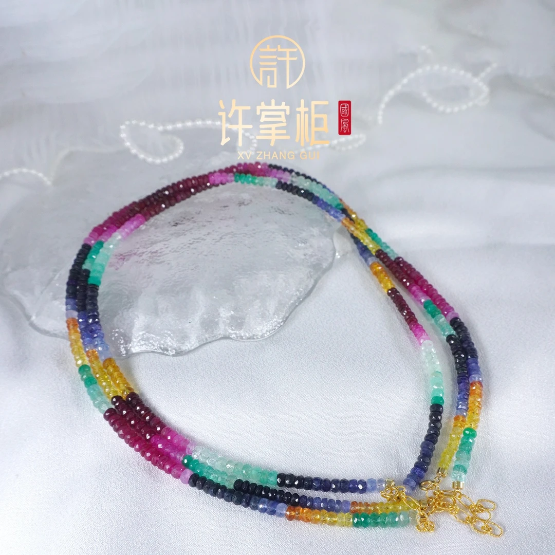 合金项链 彩虹项链手链女款气质时尚轻奢精美简约单件多样性发货