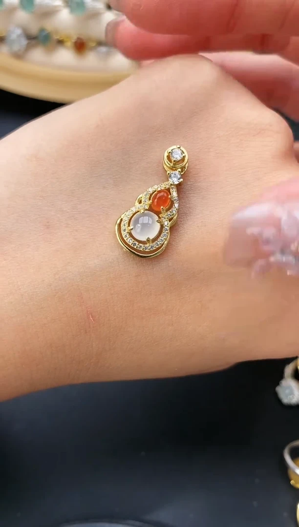 【闪购商品】翡翠戒指银S925镶嵌333333+8