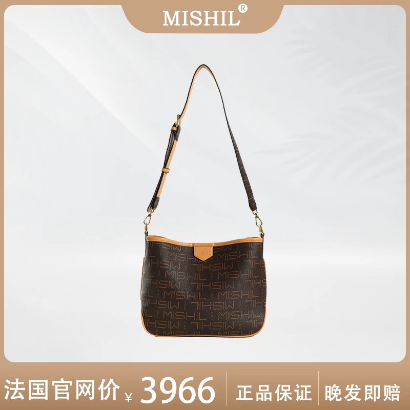 MISHILGraceFul全皮手袋法国限定很能装大容量超实用