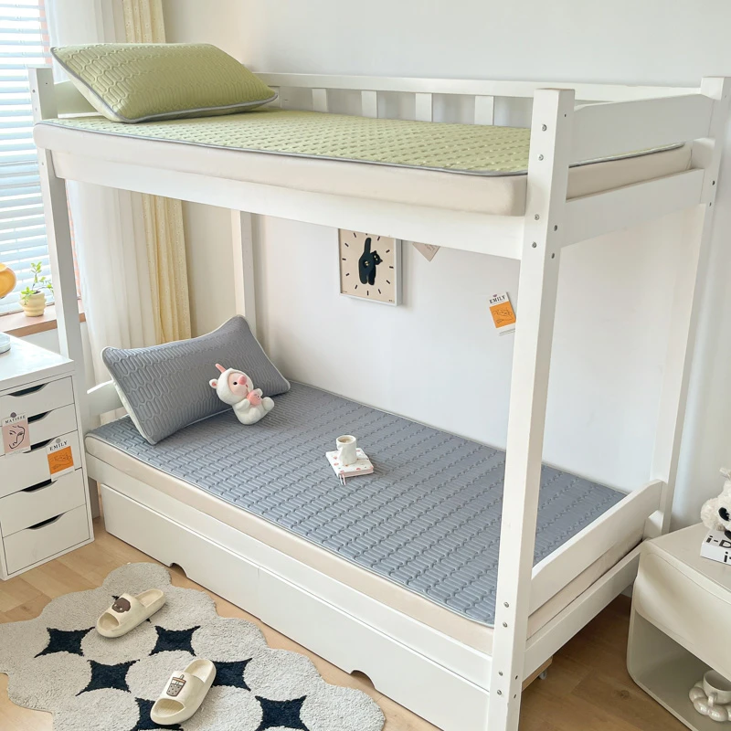 【一号链接赠品同款】学生宿舍凉感丝乳胶凉席一件套