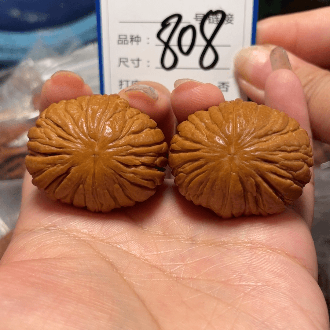 桃核把件狮子头狮子头