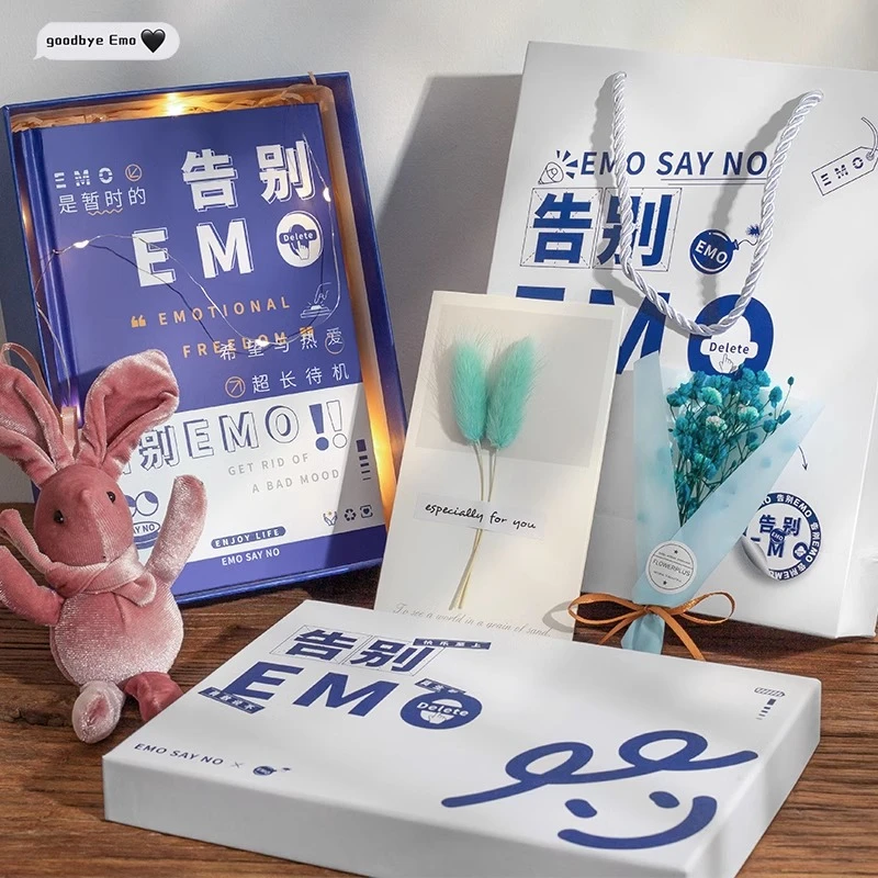 告别emo手账本子笔记本记事本文具厂家直播本帐精致风格日记本