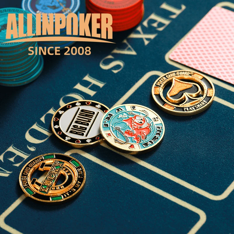 德州扑克压牌器压牌片德州扑克金属压牌片压牌币耐用简约