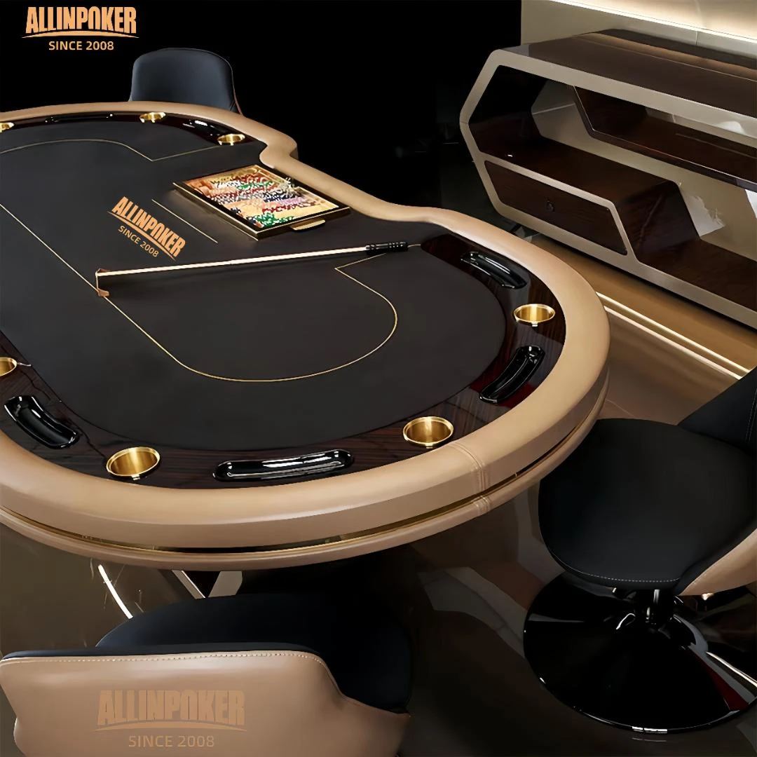 豪华德州扑克桌棋牌室专用桌面布垫颜色尺寸可德州桌子俱乐部娱乐