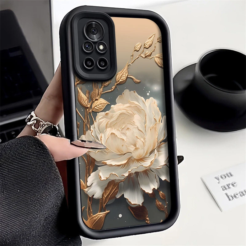 适用望舒金莲华为nova8手机壳ANG-AN00全包硅胶新款防摔简约软壳