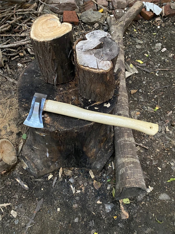 斧子 斧头劈柴斧头 锻打斧头 专业劈柴斧不夹斧 家用劈柴斧