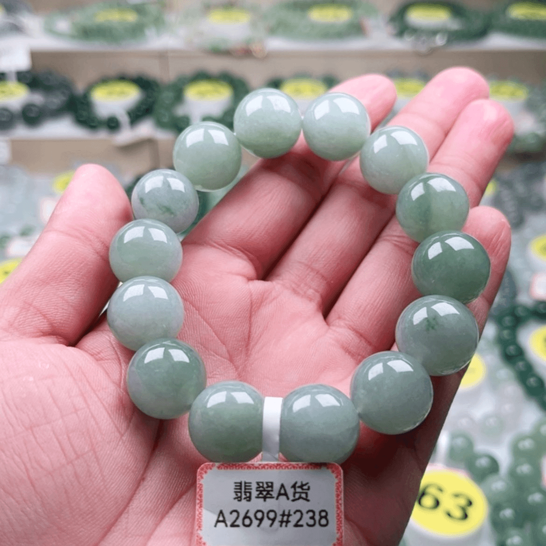 【闪购商品】翡翠手串未镶嵌15.2