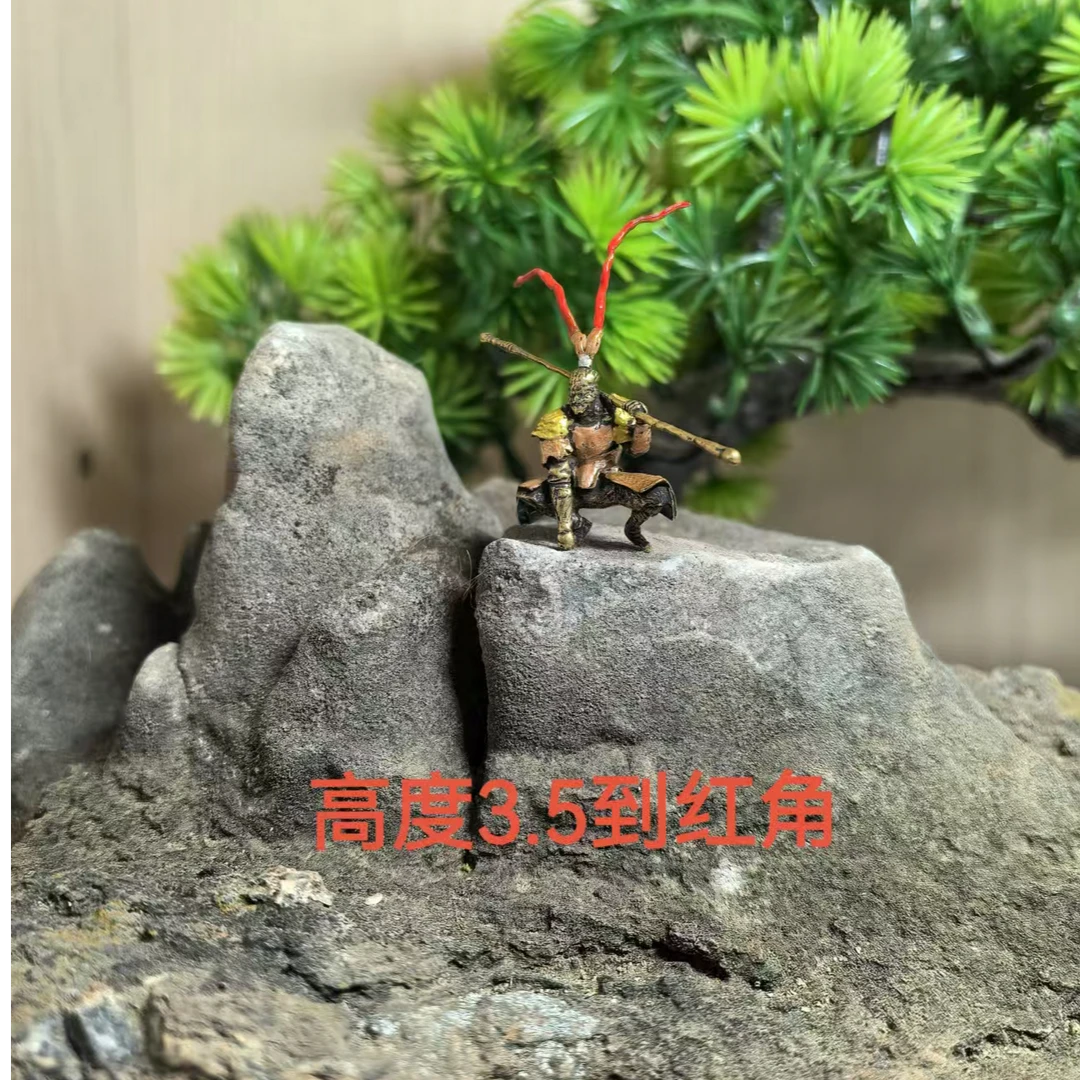 微型铜材质小摆件假山盆景摆件