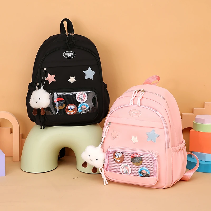 幼儿园书包男童旅游包女孩3岁5可爱研学包儿童宝宝双肩包轻便背包