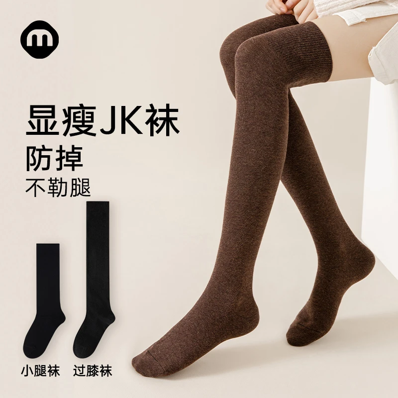 名元素【颜π】压力小腿袜子女秋冬瘦腿袜强压塑形大腿过膝长筒袜