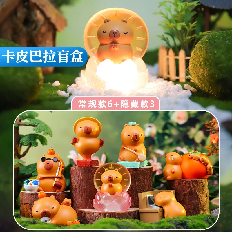 【泡泡拆盒】卡皮巴拉的打工周盲盒Capybara水豚