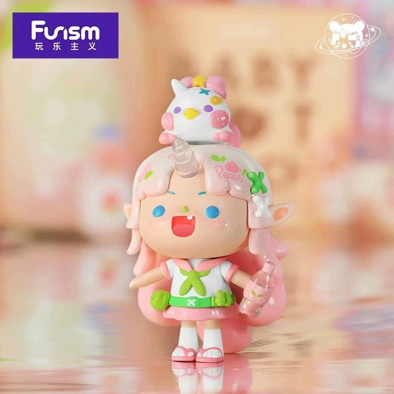 【拆盒】独角兽女孩彩虹汽水系列盲盒公仔手办周边摆件玩偶潮玩礼物