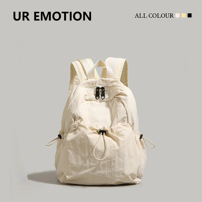 UR EMOTION少女小背包超轻休闲双肩包女大学生书包包包可爱双肩