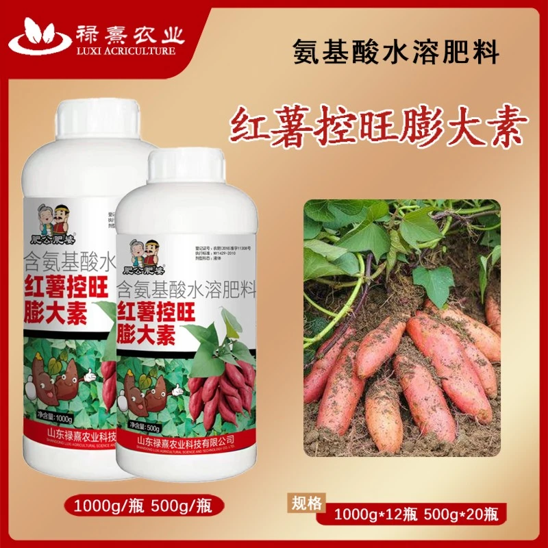 【红薯专用膨大】增产控制旺长控旺高产表面光滑大小均匀红薯叶面肥