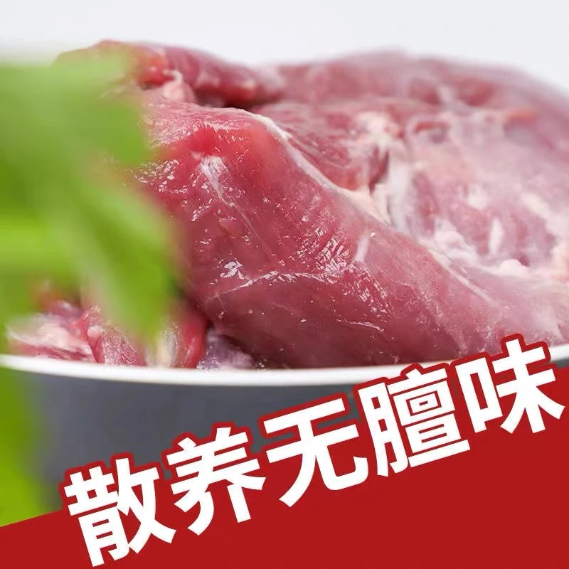 （跑山羊腿肉） 当日鲜肉  清炖肉 爆炒肉3斤原切