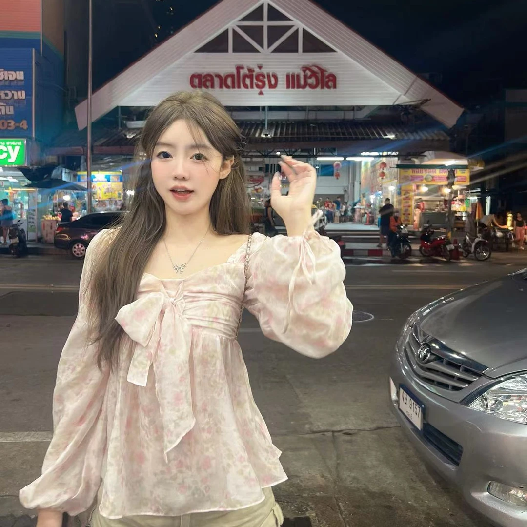 Chicen·801-850温柔显瘦气质甜美设计感韩系上衣·16