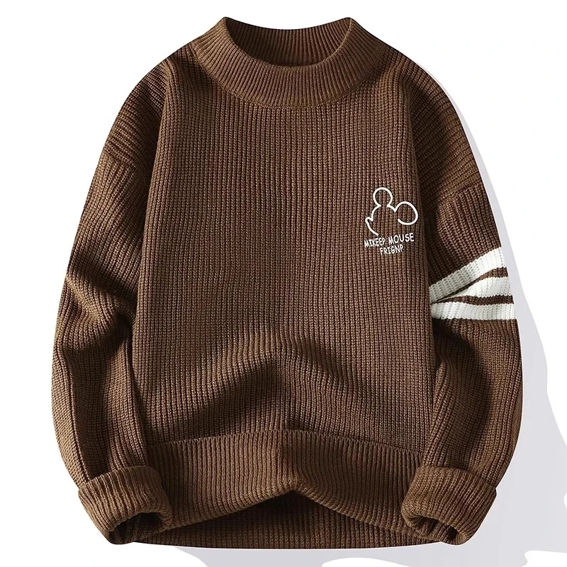 仓石一树潮牌秋冬季新款日系打底毛衫男士毛衣加厚保暖长袖针织衫