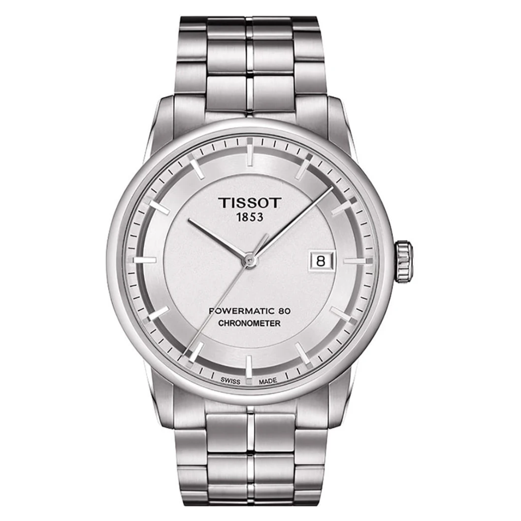 Tissot/天梭豪致系列经典男士41mm全自动机械背透#T0864081103100