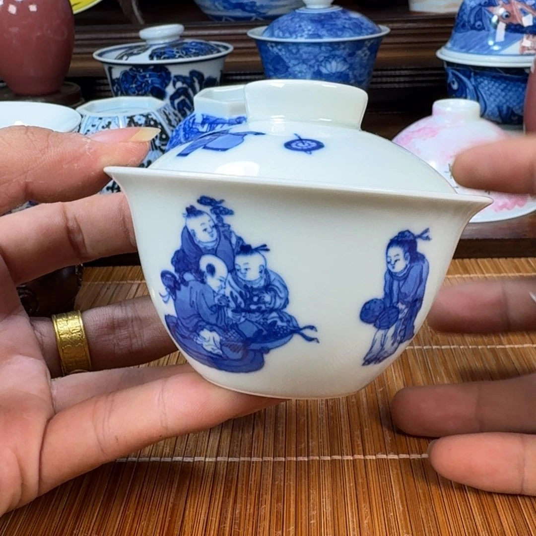杯现代景德镇陶瓷手绘茶具