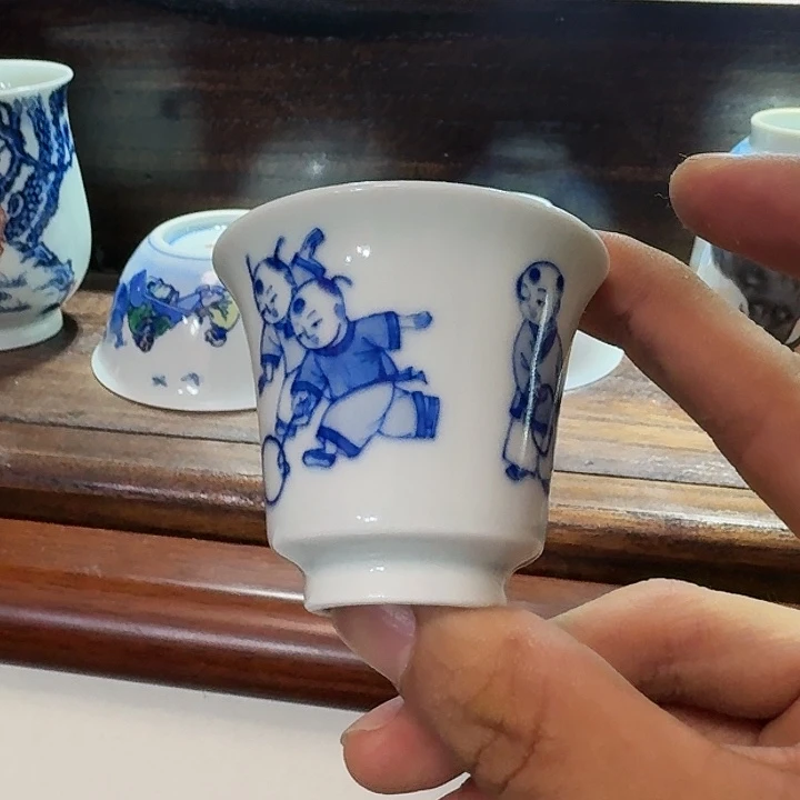 茶具杯子现代景德镇陶瓷手绘茶具